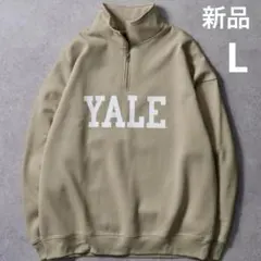 [新品] YALE トレーナー ハーフジップ　Lサイズ