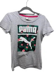 PUMA プーマ 半袖Tシャツ ビッグロゴ　ボタニカル　春夏のサムネイル