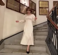 ダズリン　にたまご×dazzlin シャイニーマーメイドワンピース　Sサイズ
