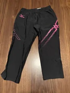 Mizuno ロンタイ　ロングタイツ　ピンク