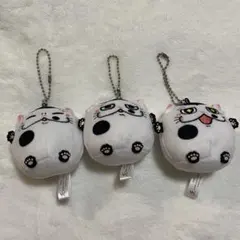【おじさまと猫 】3点セット　ふくまる ぷちぬいぐるみ マスコットキーチェーン