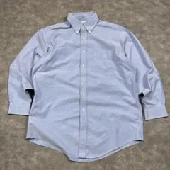ブルックスブラザーズ 長袖シャツ ブルー トラディショナルフィット ノンアイロン