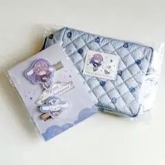 【Dytica×サンリオキャラクターズ】ポーチ & ヘアクリップ 星導ショウ