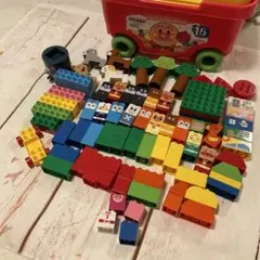 アンパンマン ブロックラボ はじめてのブロックワゴン　ワゴン付