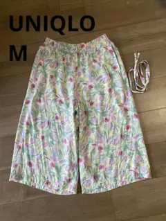 【UNIQLO】Mサイズ リラコ 花柄 ルームウェア ステテコ