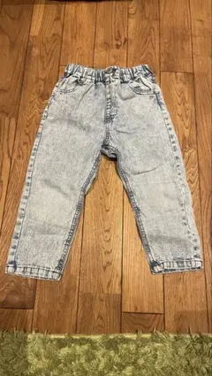 ライトブルーデニム長ズボン 110