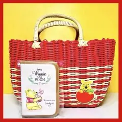 くまのプーさん　バッグ　カゴバッグ　マルチケース