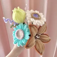 モールフラワー花束♡韓国風パステル