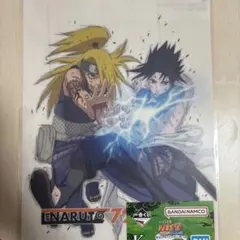 ナルト一番くじ 輪廻の嘆き平和の懸け橋 k賞 ビジュアルボード デイダラ サスケ