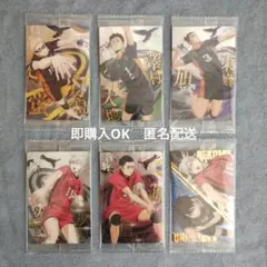 匿名配送 ハイキュー ゴミ捨て場の決戦 ウエハース メタリックプラカード 6種