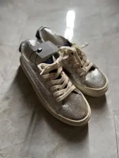☆新品未使用タグ付き　ZARA ラメスニーカー24.5㎝☆