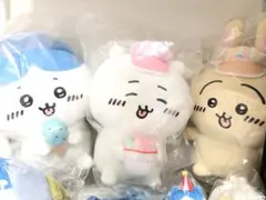 3種セット　ちいかわ　一番くじ　アイス　abc賞　ハチワレ　うさぎ　ぬいぐるみ