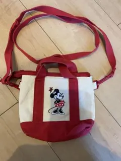 ミニー ポシェット 赤　Disney
