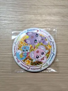 名探偵プリキュア BIGホログラム缶バッジ ポチタン シュシュタン
