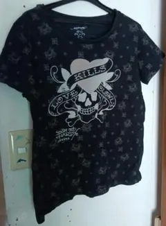 Ed Hardy エドハーディー Tシャツ ブラック Lのサムネイル