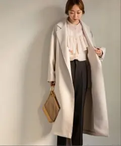 ann 様専用 nobleトリプルクロスラフチェスターコート 38ナチュラル