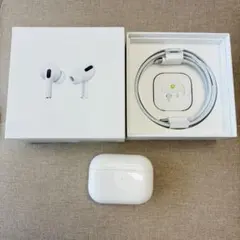 AirPods Pro 第一世代 本体 充電ケース付き 純正イヤーチップ付き Apple AirPods Pro MagSafe充電ケース付き