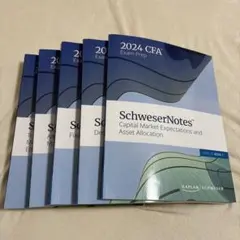 2024 CFA SchweserNotes 5冊セット＋クイックシート 2024 CFA SchweserNotes 5冊セット＋クイックシート 2024 CFA