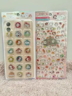 おはじきシール ジュエルプチドロップシール　シマエナガ 大福 セット