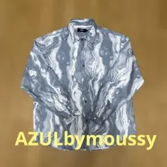 【極美品】AZUL by moussy メンズシャツＬ