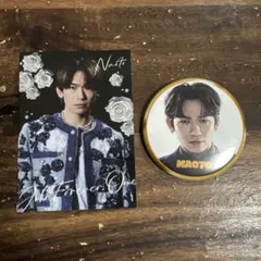 三代目 EXILE NAOTO フォトカード 缶バッジ 2個セット