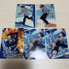 ヒロアカ 僕のヒーローアカデミア　轟焦凍 クリアカード 5点セット