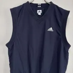 adidas GOLF アディダス ゴルフベスト ジャケット ウェアー 紺色 L