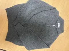 ADRER fuwamochi half zip knit / グレー / S