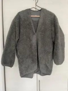 ボアフリース　グレー