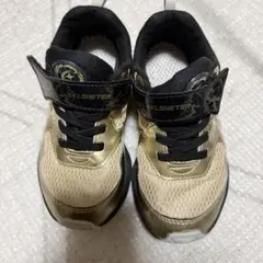 SKLSHTER ゴールド ブラック スニーカー 18cm ムーンスター