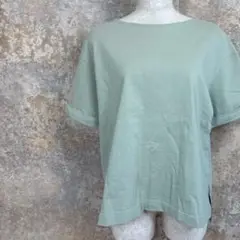 Green Label Relaxing コットンTシャツ ミントグリーンのサムネイル