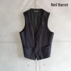 00s neil barrett ダークブラウン ベスト 00s neil barrett ダークブラウン ベスト