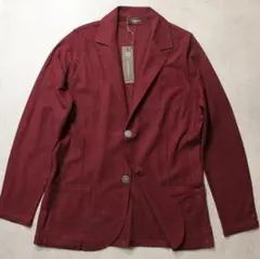 MORGANO☆新品4.5万円モルガーノ ネイビー色コットンニットジャケット 