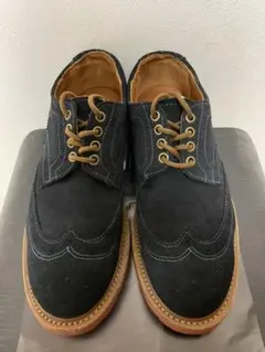 ウォークオーバー　ネイビースエード　26cm