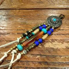 ハンドメイド ストラップ キーホルダー ネイティブ インディアンジュエリー