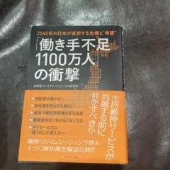 「働き手不足1100万人」の衝撃 : 2040年の日本が直面する危機と"希望"