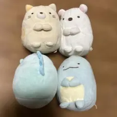すみっコぐらし ねこ しろくま とかげ ぬいぐるみセット
