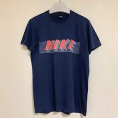 80s NIKE ビンテージ USA製 ロゴ TEE TM スウォッシュ 紺タグ