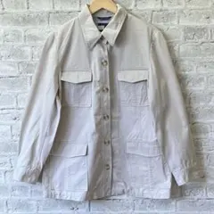 TOMMY HILFIGER コットンサファリジャケット　14 ベージュ　春秋のサムネイル