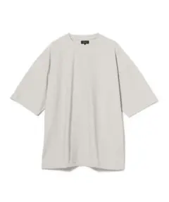 フラットシーマ クルーネック Tシャツ　白のサムネイル