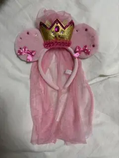 ディズニーミニーマウス王冠付きカチューシャ