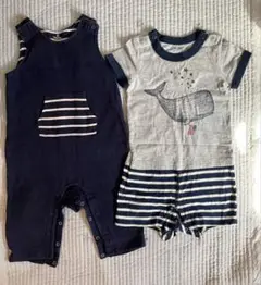 babyGAP ロンパース 70 80 2枚セット