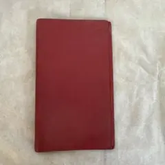 HERMES エルメス 手帳カバー ヴィジョン レッド