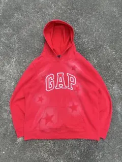 y2k 00’s old gap zip hoodie リメイク星 y2k 00's old gap hoodie リメイク星 - メルカリ