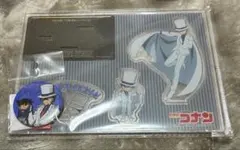 名探偵コナン 怪盗キッド アクリルスタンド 缶バッジ しまむら
