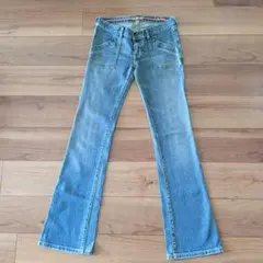 Abercrombie&Fitch フレアデニムパンツ 美脚 ストレッチ S〜M