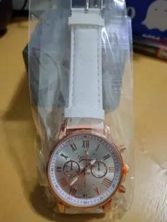 か*6様 白ピンクゴールド時計レディース 男性も可能