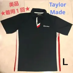 【美品】TaylorMade テーラーメイド 半袖ポロシャツ Ｌ ゴルフウェア