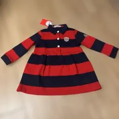 miki HOUSE ストライプワンピース 90サイズ