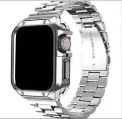 Apple Watch対応 バンド ケース付 38/40/41mm ステンレスあ